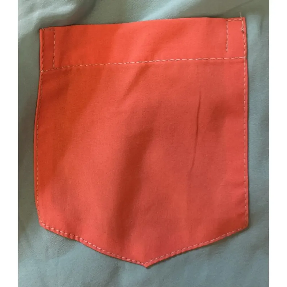 Men’s PUBLIC REC Green/Orange Board Shorts Size XL Standard Fit *C5